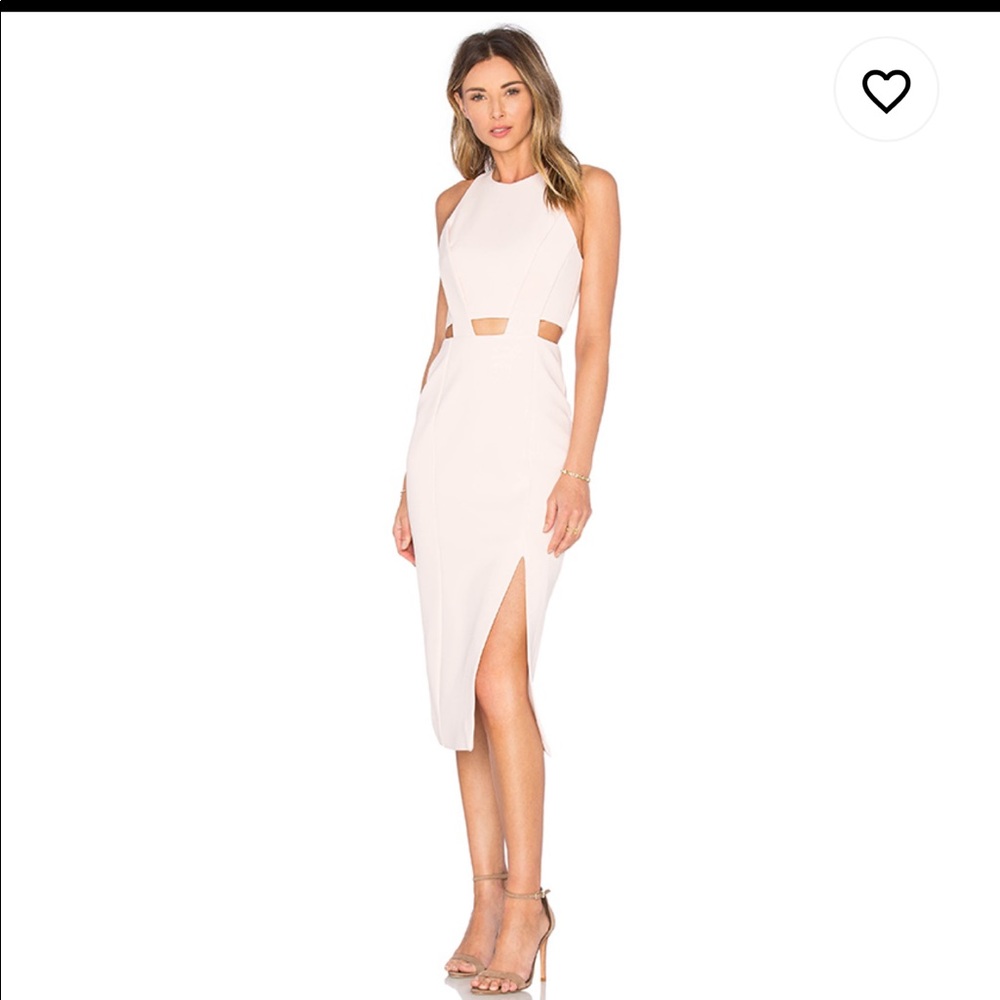 Nicholas parfait pink bandage dress - Picture 4 of 5